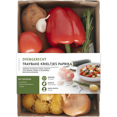 Fresh & easy Verspakket traybake kriel paprika