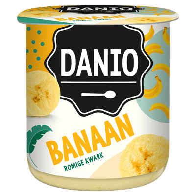Danio Romige kwark banaan