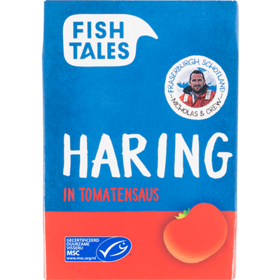 FISH TALES Haring in tomatensaus