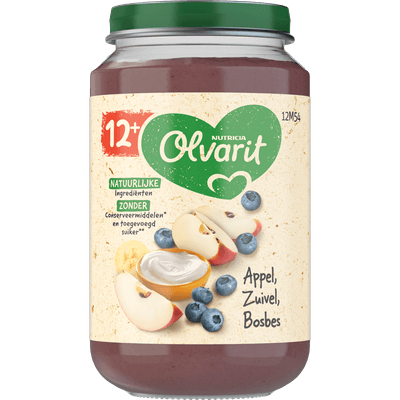 Olvarit 12m54 appel-yoghurt-bosbes