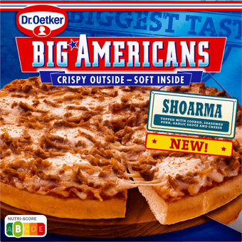 Dr. Oetker Pizza big americans shoarma