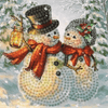 Thumbnail van variant Kerstkaart diamond painting