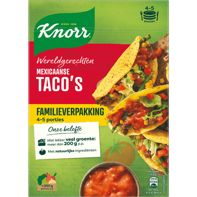 Knorr Wereldgerecht mexicaanse tacos xl