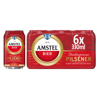 Amstel Pilsener 6x33 cl