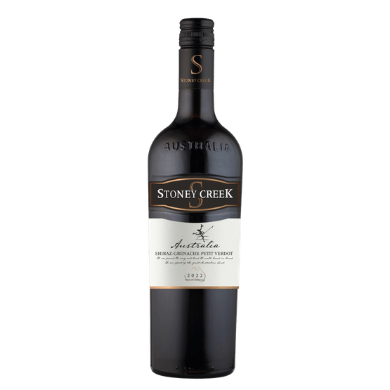 Foto van Stoney Creek Shiraz op witte achtergrond