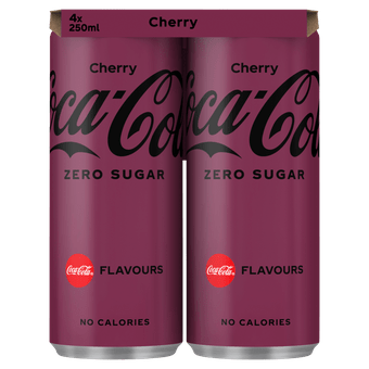 Coca-Cola Zero cherry 4x25 cl