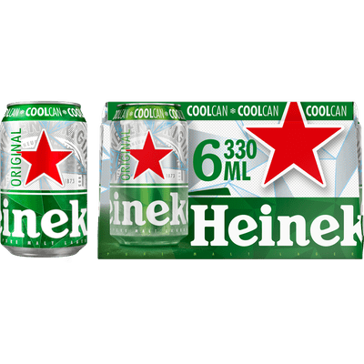 Heineken Pilsener gekoeld 6x33cl