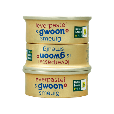 G'woon Leverpastei 3-pack