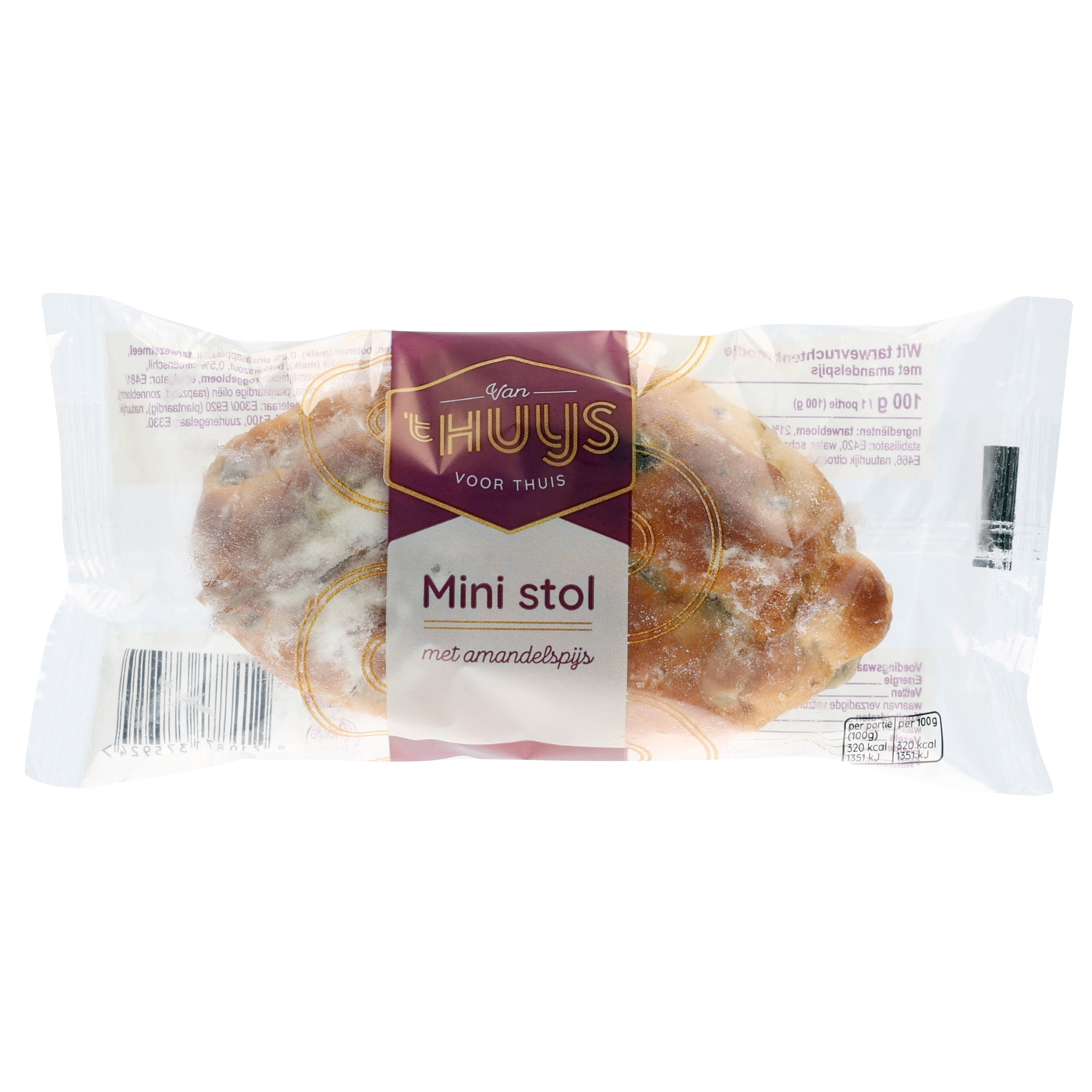 Afbeelding van Mini stol met amandelspijs