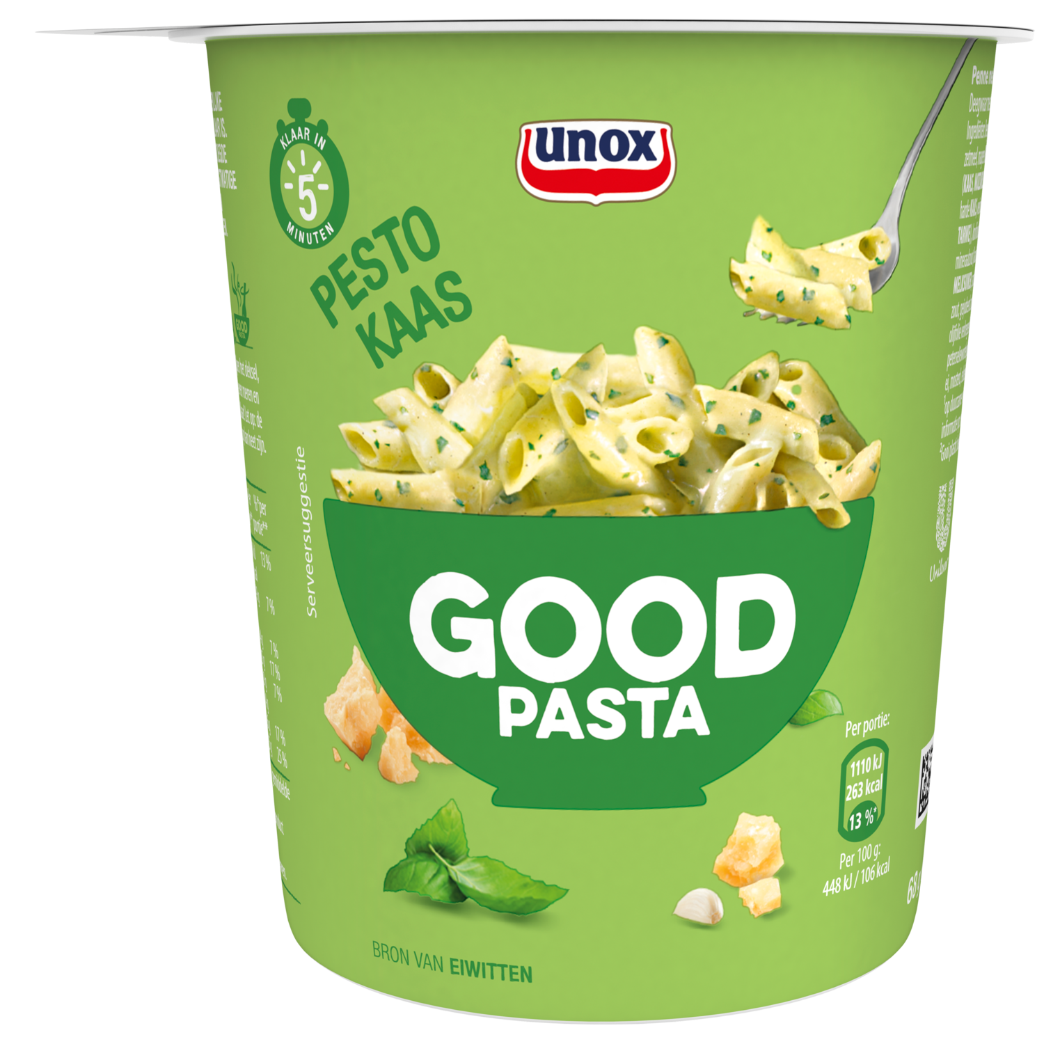Unox Good pasta pesto kaas DekaMarkt