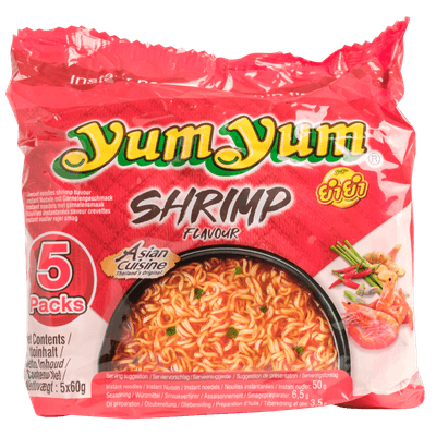 Yum Yum Noodles garnaal 5st.