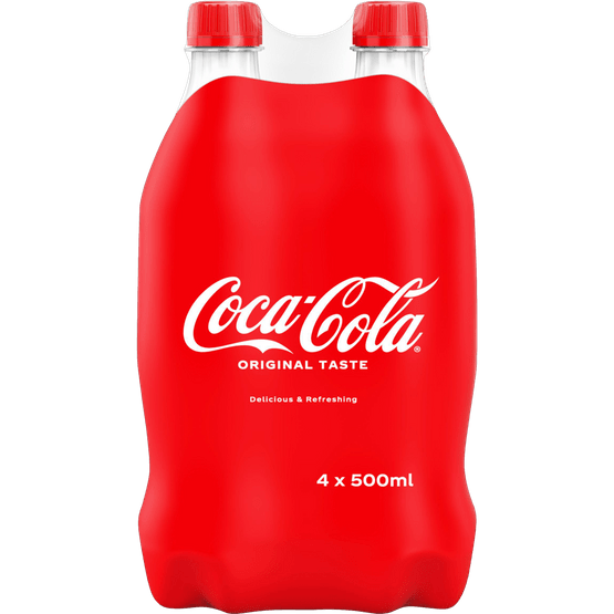 Foto van Coca-Cola Regular op witte achtergrond