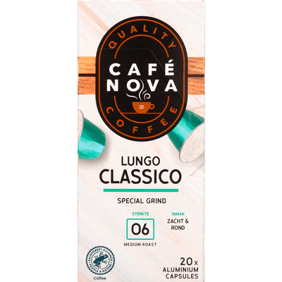 Cafe Nova Koffiecups lungo classico