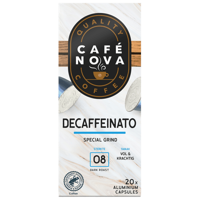 Cafe Nova Koffiecups decaffeinato