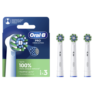 Oral-B Opzetborstel crossaction 3st