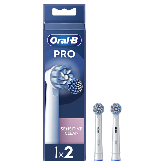 Foto van Oral-B Opzetborstels sensitive op witte achtergrond