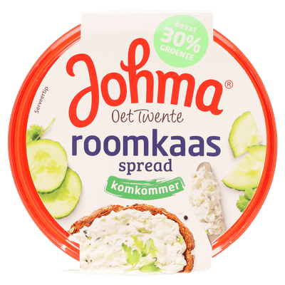 Johma Roomkaas spread komkommer