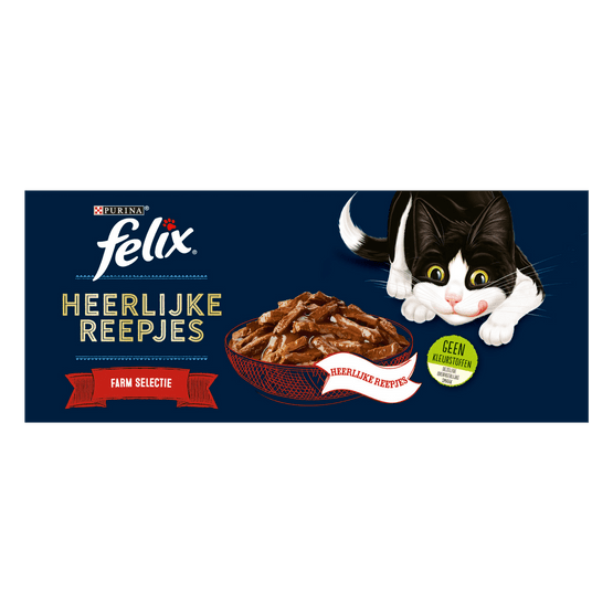 Foto van Felix Selectie heerlijke reepjes farm 12 pack op witte achtergrond