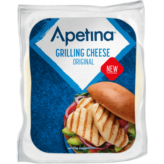 Foto van Apetina Grilling cheese op witte achtergrond
