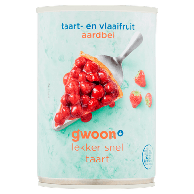 G'woon Taart- en vlaaifruit aardbeien