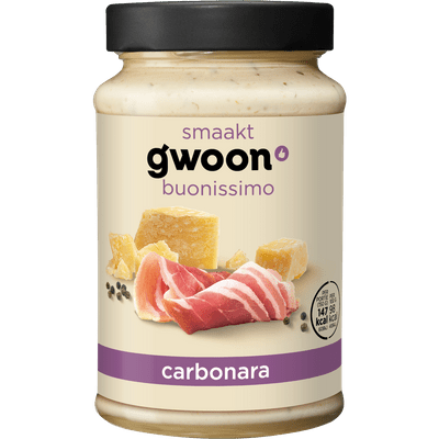 G'woon Pastasaus carbonara