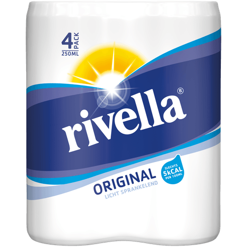 Foto van Rivella Original 4x25 cl op witte achtergrond