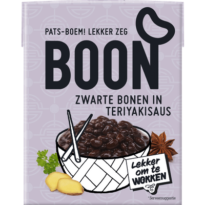 Boon Zwarte bonen in teriyaki saus