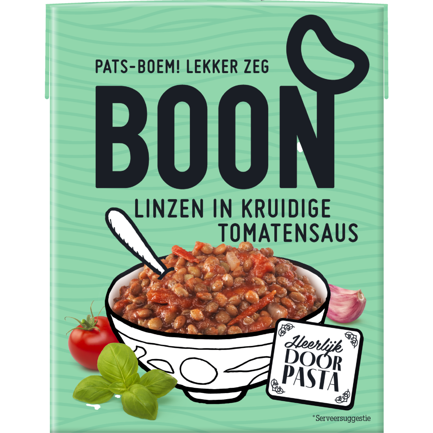 Afbeelding van Boon Linzen in tomatensaus