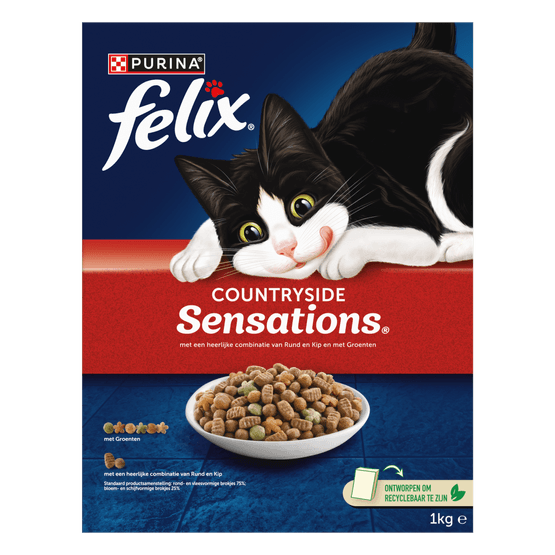 Foto van Felix Kattenvoer sensations countryside op witte achtergrond