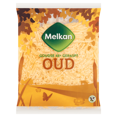Melkan Oud 48+ geraspt