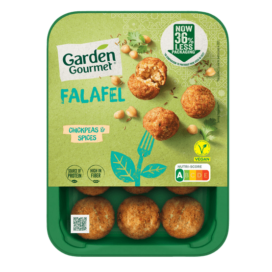 Foto van Garden Gourmet Falafel classic op witte achtergrond