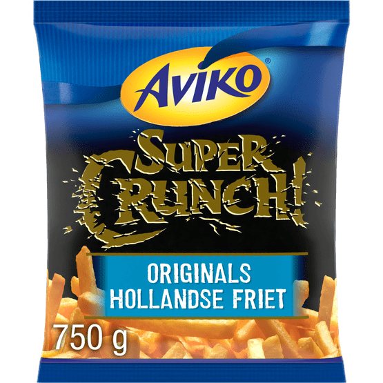 Foto van Aviko Hollandse Friet Supercrunch Original op witte achtergrond