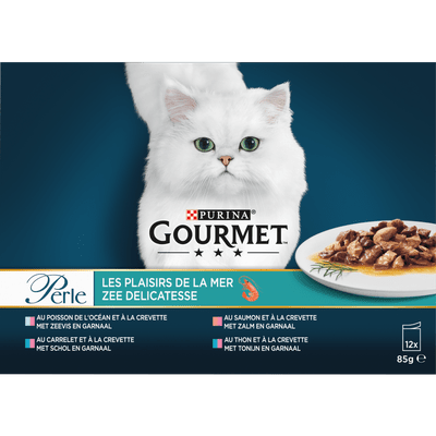 Gourmet Kattenvoer perle zee delicatesse 12 stuks