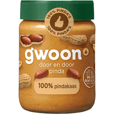 G'woon Pindakaas 100%
