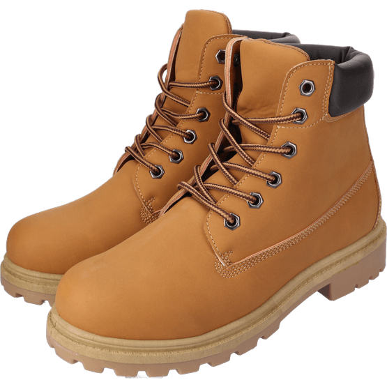 Foto van Dames veterboots op witte achtergrond
