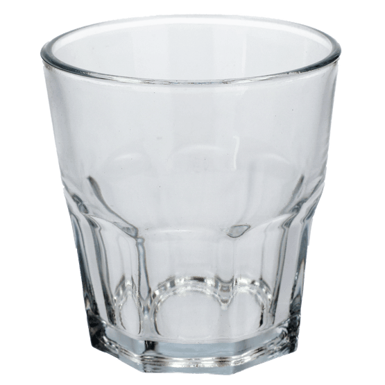 Foto van Drinkglas 250 ml op witte achtergrond
