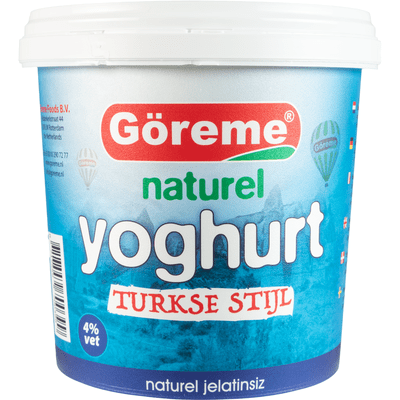Goreme Turkse yoghurt 4% vet