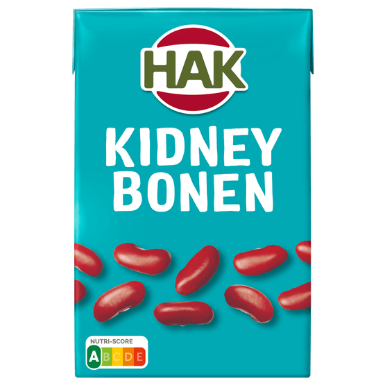 Foto van Hak Kidneybonen op witte achtergrond