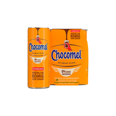 Chocomel Chocolademelk 0% 4x25 cl