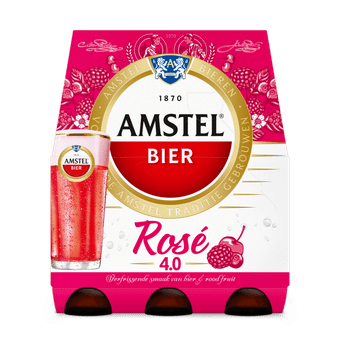 Amstel Rose bier 6x33cl