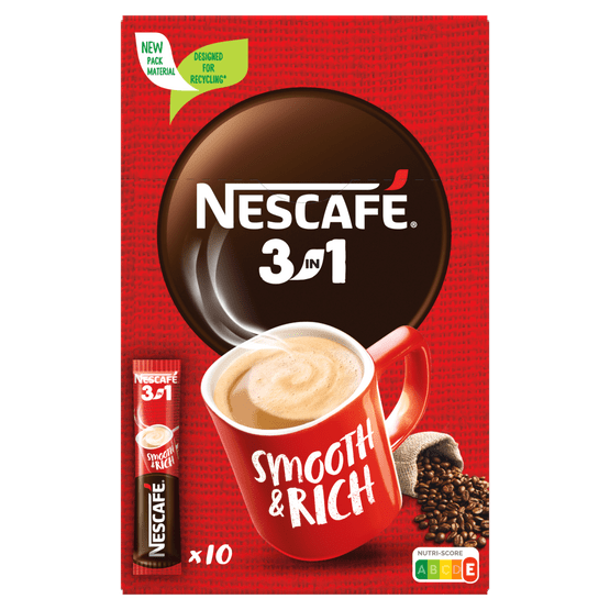 Foto van Nescafé Original 3 in 1 op witte achtergrond