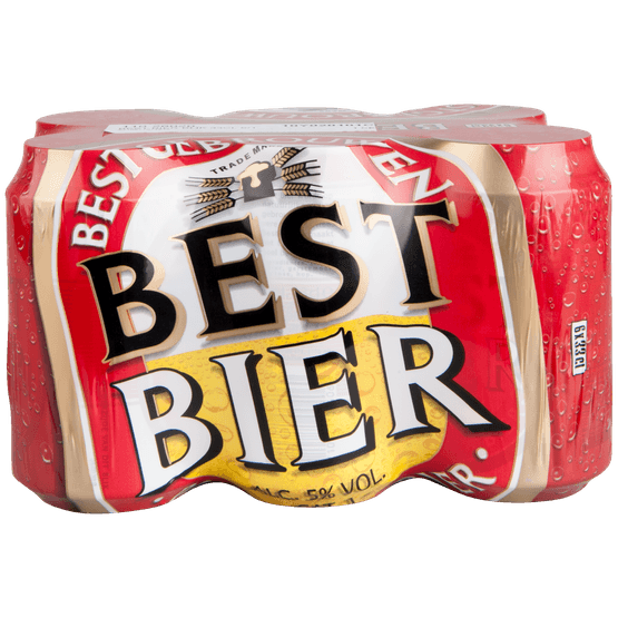 Foto van Best Bier 6x33 cl op witte achtergrond