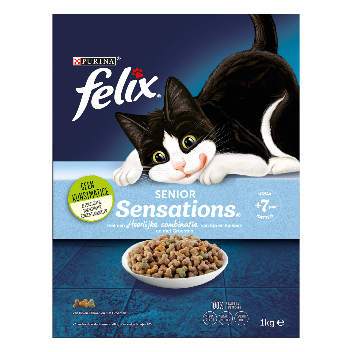 Afbeelding van Felix Kattenvoer sensations senior kip-groenten 7+ jaar