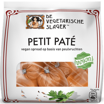 De Vegetarische Slager Petit pate 5 stuks