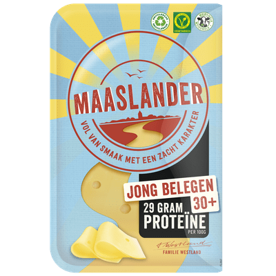 Maaslander 30+ jong belegen kaas plakken