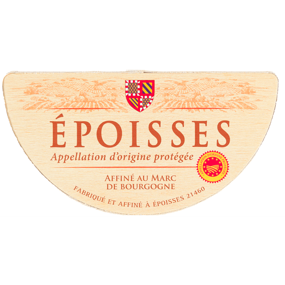 Foto van Epoisses demi aop op witte achtergrond