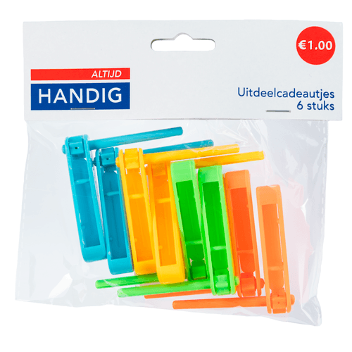 Foto van Altijd handig Uitdeelcadeautjes op witte achtergrond