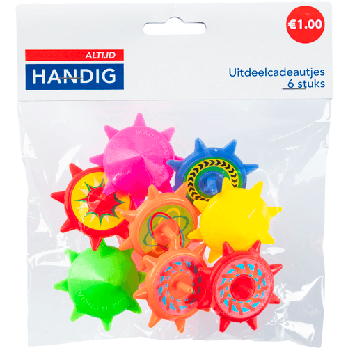 Foto van Altijd handig Uitdeelcadeautjes op witte achtergrond