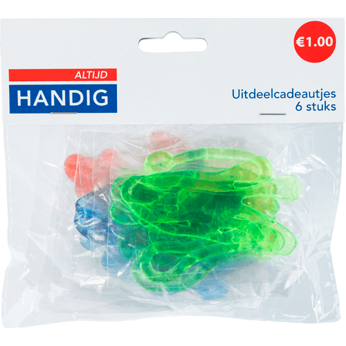 Foto van Altijd handig Uitdeelcadeautjes op witte achtergrond