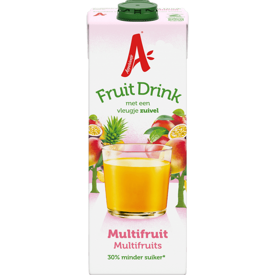 Foto van Appelsientje Multifruit drink op witte achtergrond